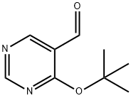 5-Pyrimidinecarboxaldehyde,4-(1,1-dimethylethoxy)-(9CI) Struktur