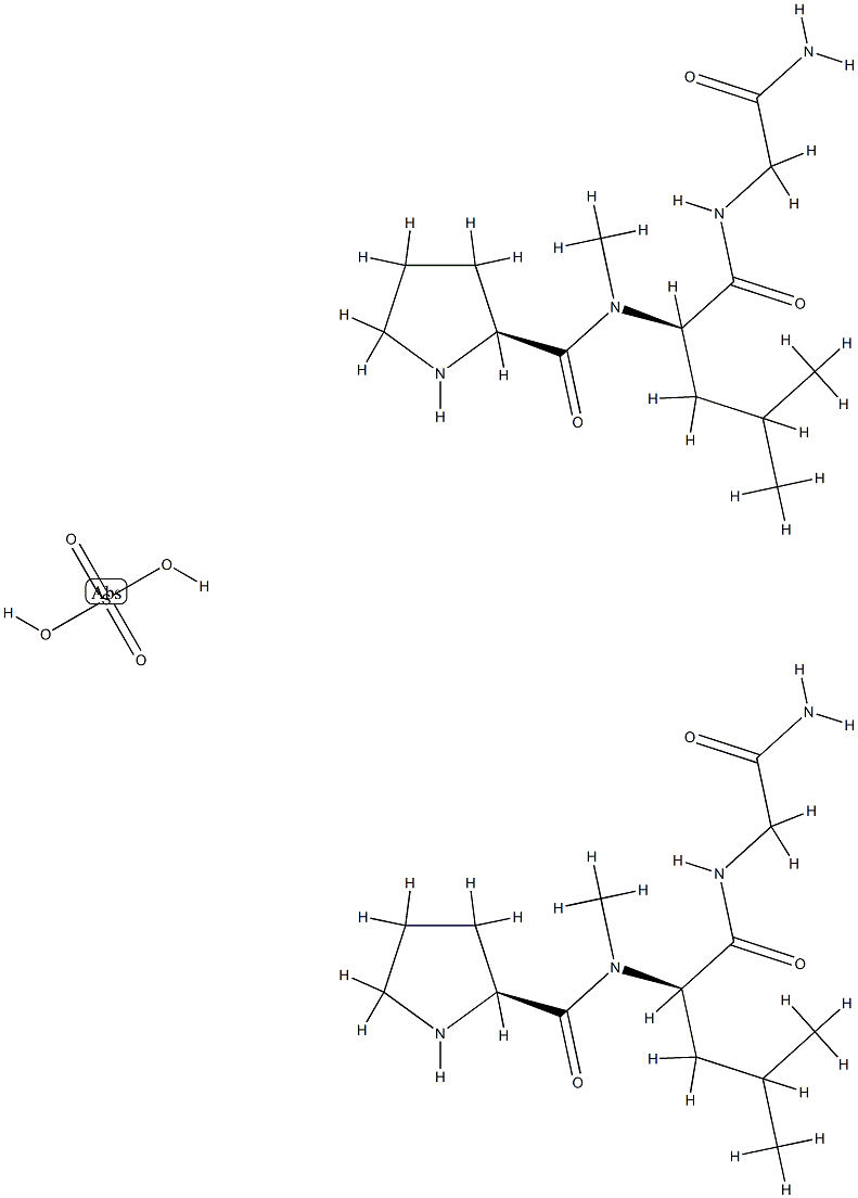 Pareptide sulfate Struktur