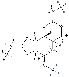 61553-44-4 Methyl 2-O,3-O:4-O,6-O-bis(ethylboranediyl)-α-D-mannopyranoside
