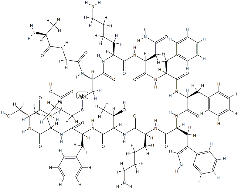 somatostatin, Ser(13)- Structure