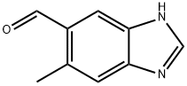 1H-Benzimidazole-5-carboxaldehyde,6-methyl-(9CI) Structure