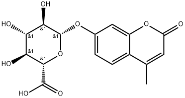 4-Methylumbelliferyl-beta-D-glucuronide Struktur