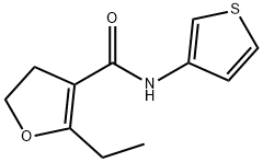 3-Furancarboxamide,2-ethyl-4,5-dihydro-N-3-thienyl-(9CI) Struktur