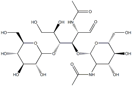 mannopyranosyl-(1-4)-2-acetamido-2-deoxyglucopyranosyl-(1-4)-2-acetamido-2-deoxyglucopyranose|