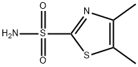 4,5-二甲基噻唑-2-磺酰胺 结构式