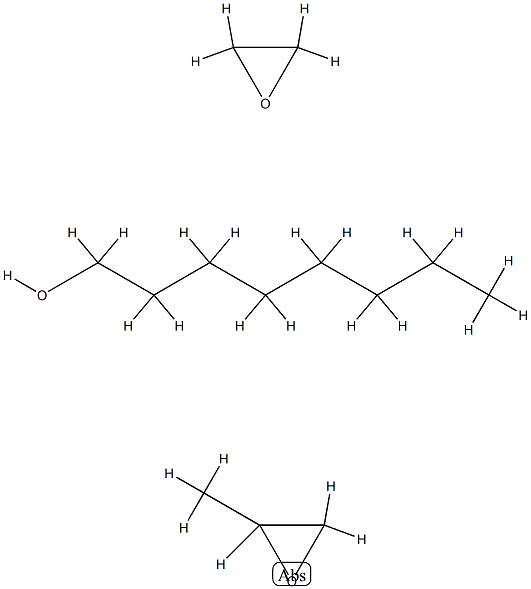 Oxirane, methyl-, polymer with oxirane, octyl ether Structure