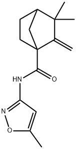 Bicyclo[2.2.1]heptane-1-carboxamide, 3,3-dimethyl-2-methylene-N-(5-methyl- 结构式