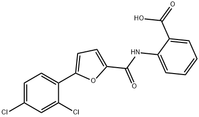 2-{[5-(2,4-dichlorophenyl)-2-furoyl]amino}benzoic acid,618413-84-6,结构式
