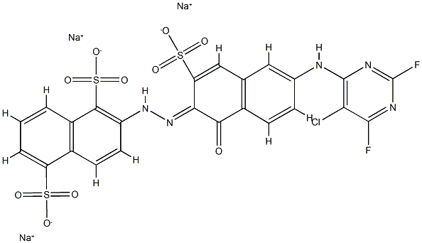 C.I.リアクティブオレンジ64 化学構造式