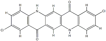 C.I.ピグメントレッド210 化学構造式