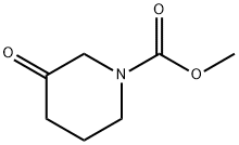 1-哌啶 羧酸-3-氧代-甲酯, 61995-18-4, 结构式