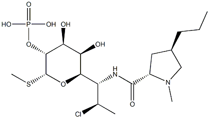 7-Epi Clindamycin 2-Phosphate Struktur