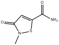 5-Isothiazolecarboxamide,2,3-dihydro-2-methyl-3-oxo-(9CI) Struktur