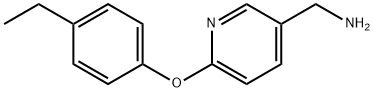 3-Pyridinemethanamine,6-(4-ethylphenoxy)-(9CI) Structure