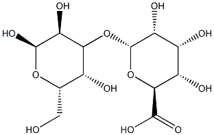 3-O-(glucopyranosyluronic acid)galactopyranose Struktur