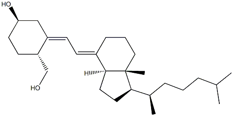 19-hydroxy-10(S),19-dihydrovitamin D3 Struktur