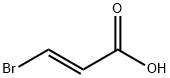 β-trans-ブロモアクリル酸 化学構造式