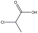 (±)-2-Chloropropanoic acid Struktur
