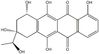 13-dihydrocarminomycinone,62152-30-1,结构式