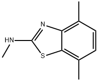 2-Benzothiazolamine,N,4,7-trimethyl-(9CI) Struktur