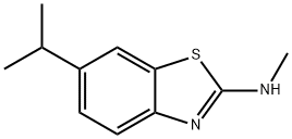 2-Benzothiazolamine,N-methyl-6-(1-methylethyl)-(9CI) Struktur