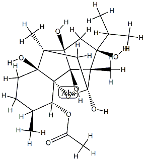 3-Deoxyryanodol 10-acetate Struktur