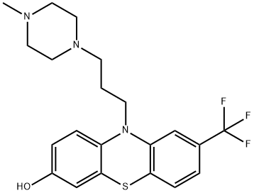 7-hydroxytrifluoperazine Struktur