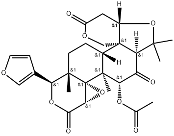 Rutaevin 7-acetate Structure