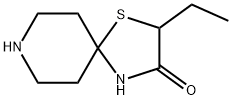 1-Thia-4,8-diazaspiro[4.5]decan-3-one,2-ethyl-(9CI) Structure