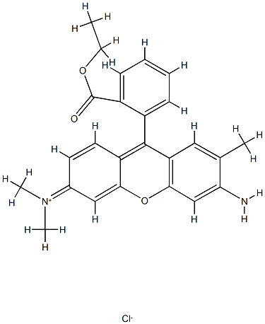 rhodamine 3G,6232-60-6,结构式