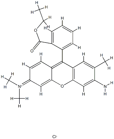 rhodamine 3G 结构式