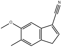 1H-Indene-3-carbonitrile,5-methoxy-6-methyl-(9CI)|