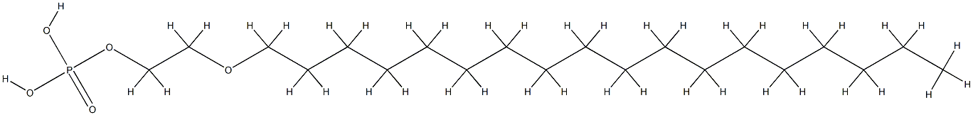 STEARETH-2 PHOSPHATE Struktur