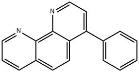 4-苯基-1,10-菲咯啉 结构式