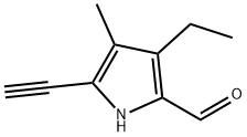 1H-Pyrrole-2-carboxaldehyde,3-ethyl-5-ethynyl-4-methyl-(9CI) Structure