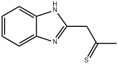 2-Propanethione,1-(1H-benzimidazol-2-yl)-(9CI) Struktur