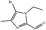 1H-Imidazole-2-carboxaldehyde,5-bromo-1-ethyl-4-methyl-(9CI),624746-79-8,结构式