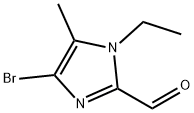 1H-Imidazole-2-carboxaldehyde,4-bromo-1-ethyl-5-methyl-(9CI),624746-80-1,结构式