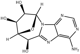 8,5'-cycloadenosine Struktur