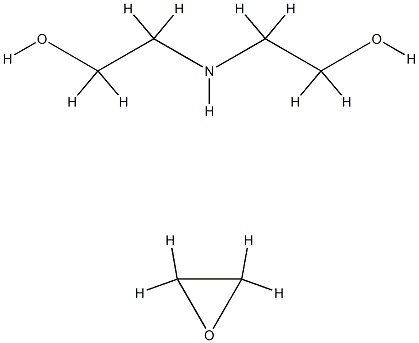 Ethanol,2,2'-iminobis-,polymer with oxirane Struktur