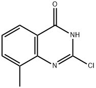 2-氯-8-甲基-4(3H)-喹唑啉酮, 62484-40-6, 结构式