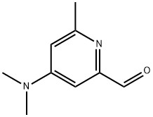 2-Pyridinecarboxaldehyde,4-(dimethylamino)-6-methyl-(9CI) Structure