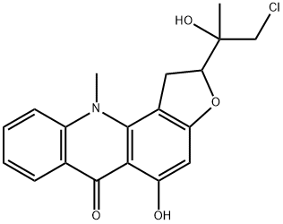 isogravacridonchlorine Struktur