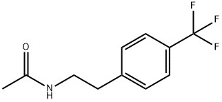 N-[2-[4-(trifluoromethyl)phenylethyl]-acetamide, 625128-23-6, 结构式