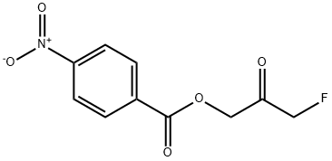 3-Fluoro-2-oxopropyl=p-nitrobenzoate 结构式