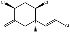 (1R)-2α,4α-Dichloro-1-[(E)-2-chlorovinyl]-1-methyl-5-methylenecyclohexane Struktur