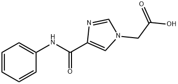 1H-Imidazole-1-aceticacid,4-[(phenylamino)carbonyl]-(9CI) Structure