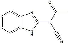 1H-Benzimidazole-2-acetonitrile,alpha-acetyl-(9CI) Struktur