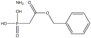 1-(Phenylmethyl) phosphonoacetate monoammonium salt 化学構造式