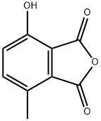 1,3-Isobenzofurandione,4-hydroxy-7-methyl-(9CI) Struktur